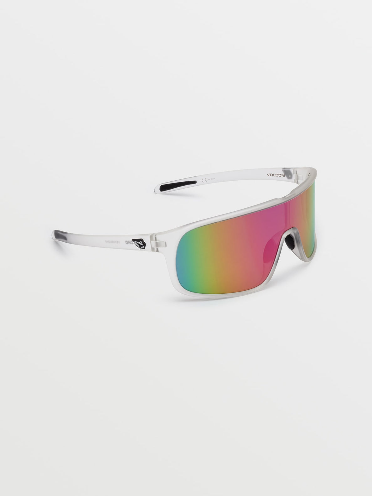 Gafas de sol Volcom Macho Matte Trans Clear / Gray Pink Mirror | surfdevils.com