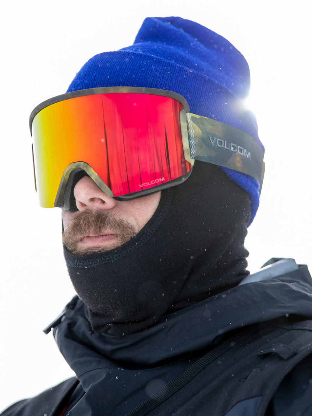 Volcom Garden Camo Blizzard Goggles - Red Chrome