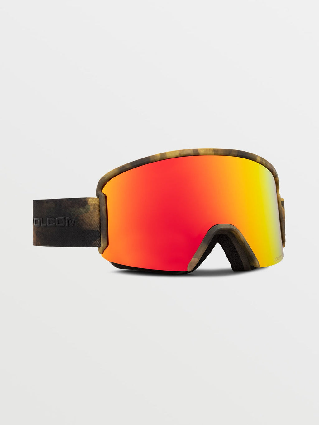 Volcom Garden Camo Blizzard Goggles - Red Chrome