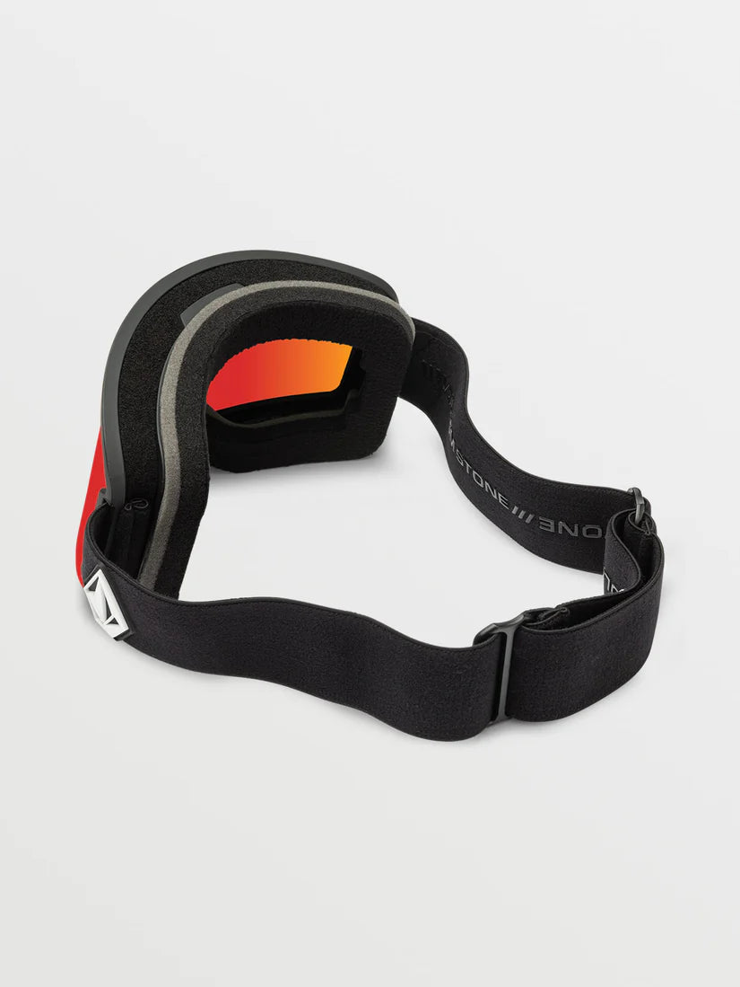 Volcom Garden Snow Goggles - Matte Black Red Chrome