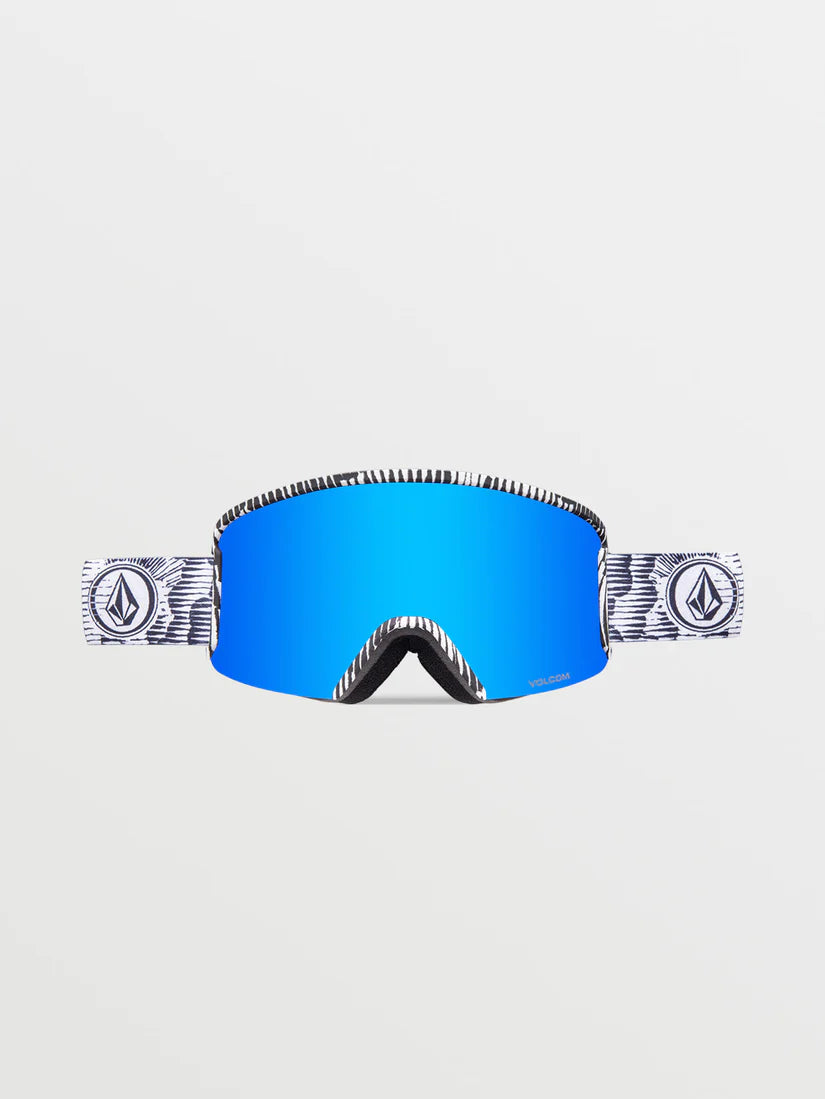 Maschera da neve Volcom Garden - Jamie Lynn/Blu + lente extra