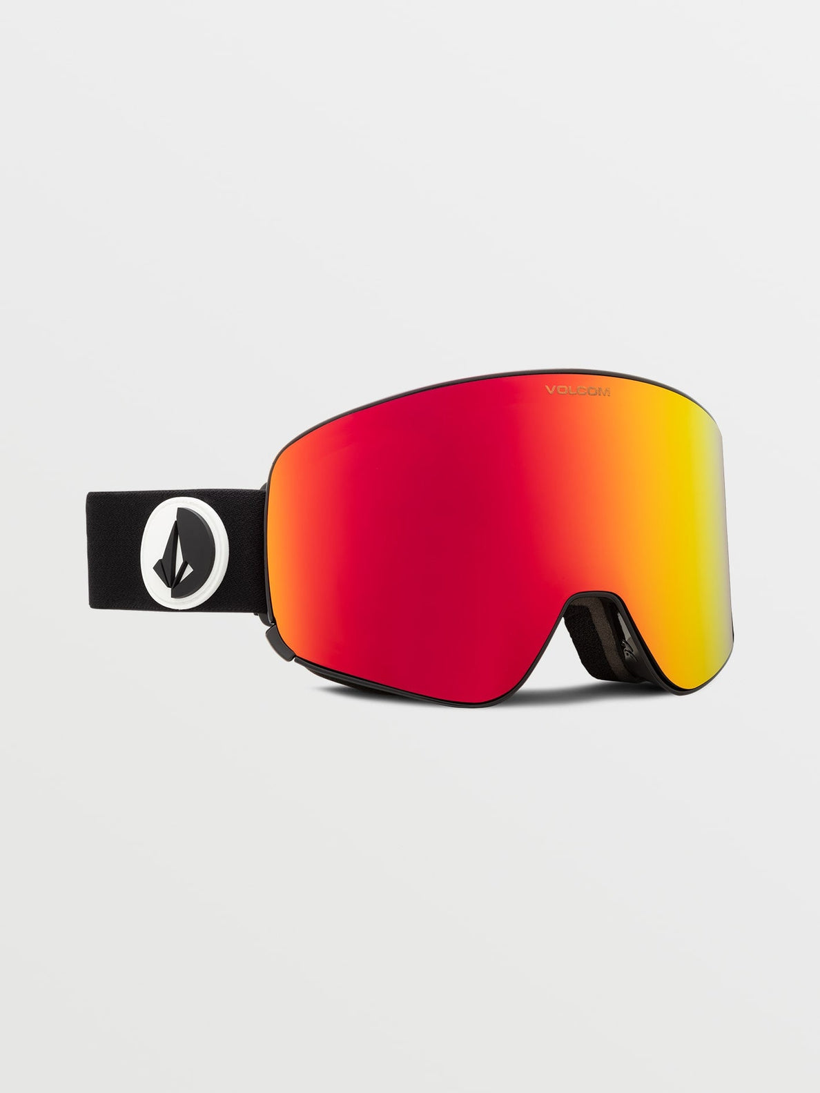 Gafas de ventisca Volcom Odyssey Gloss Black (Bonus Lens) + Red Chrome