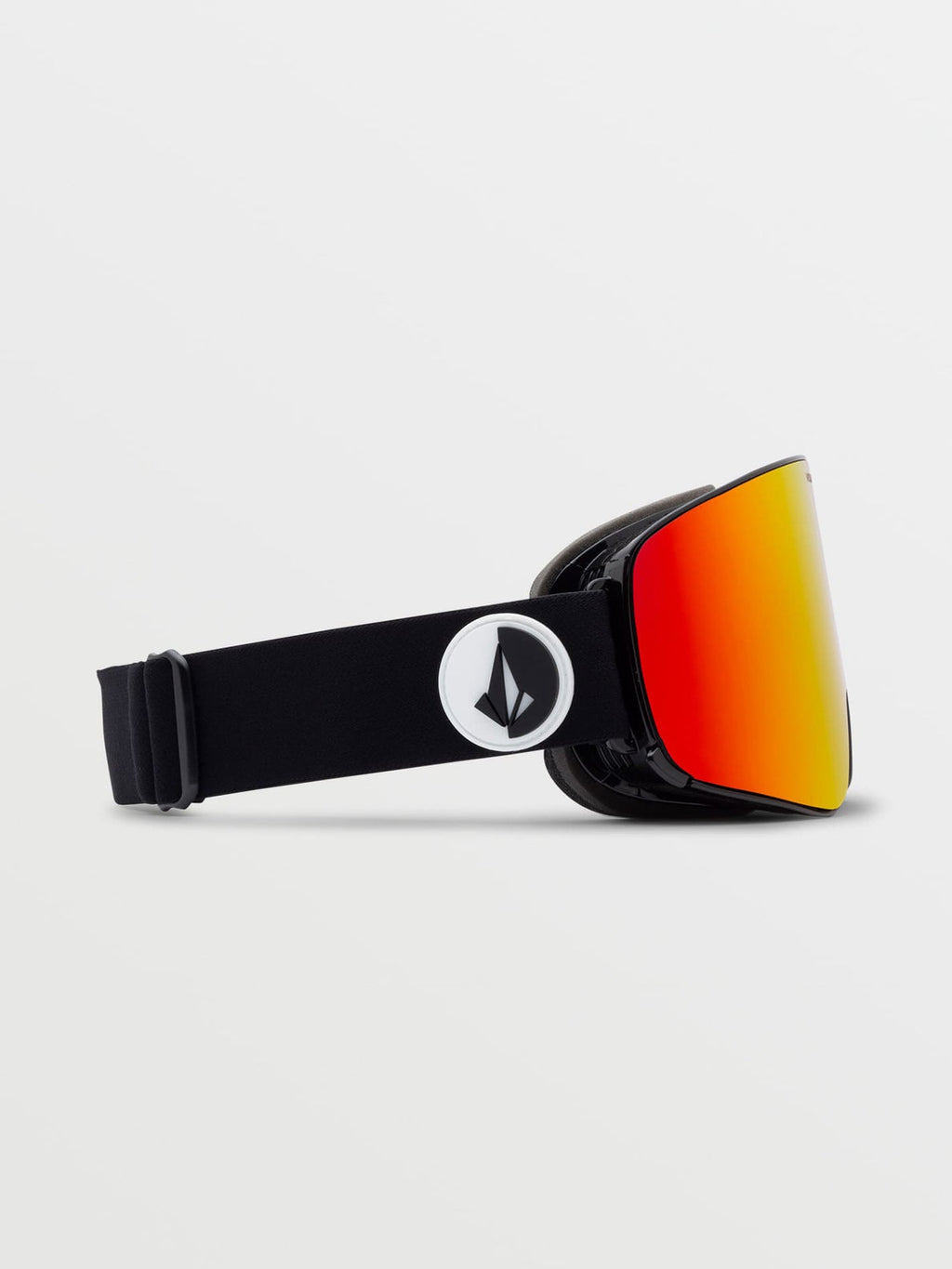 Volcom Odyssey Gloss Black Blizzard Goggles (Bonus Lens) + Red Chrome