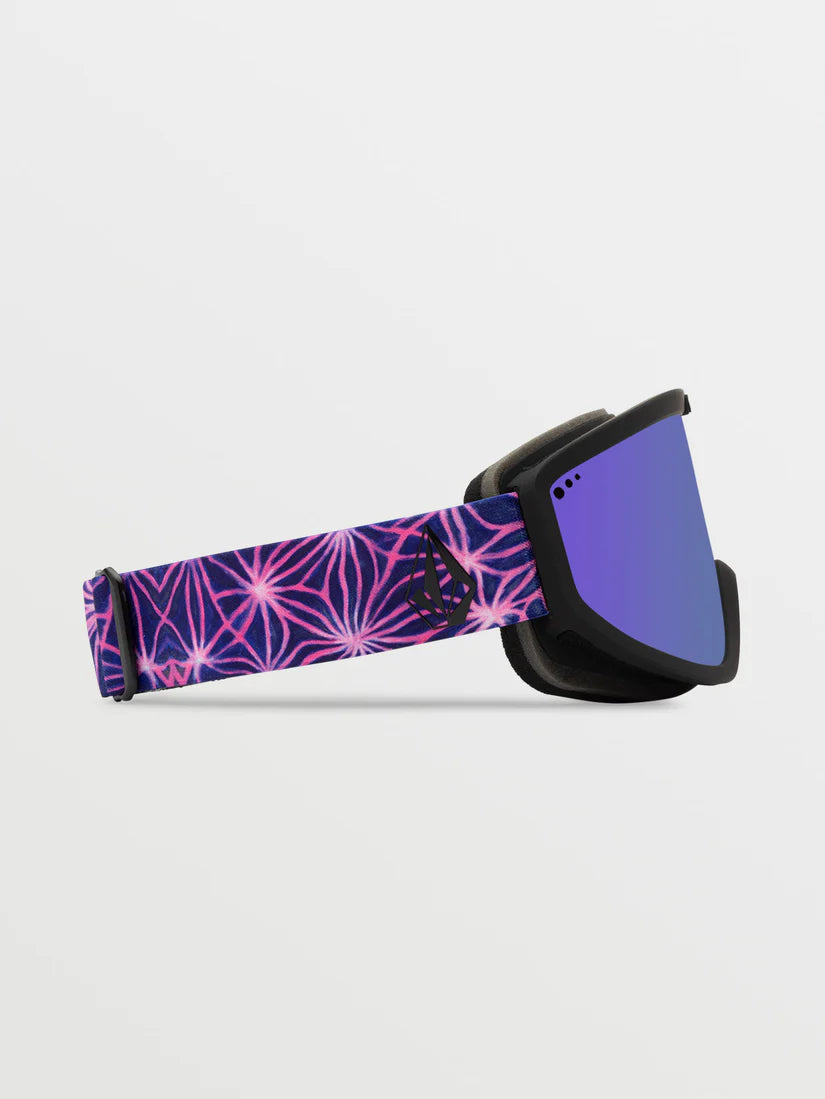 Gafas de ventisca Volcom Footprints - Mike Ravelson / Purple Chrome + Lente extra