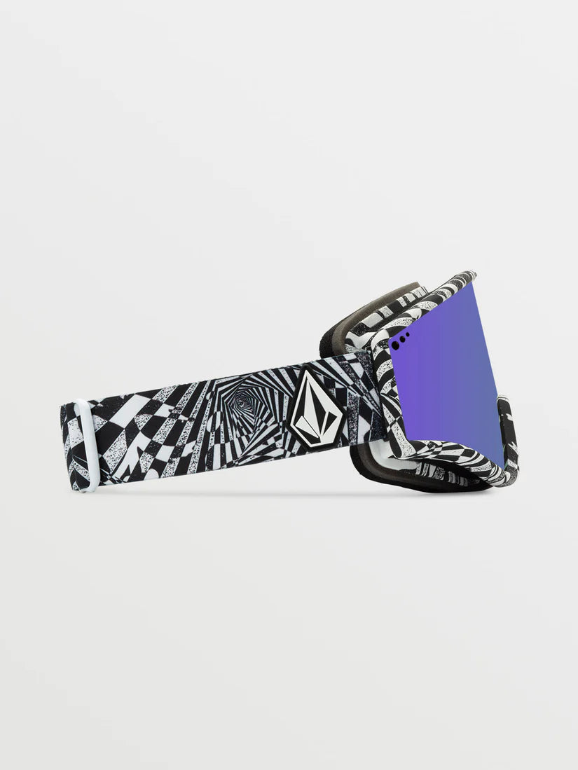 Óculos Volcom Yae Blizzard - Op Art / Roxo Cromado + Lente Extra | Coleção_Zalando | Loja de snowboard | Loja Volcom | Novos produtos | Produtos mais recentes | Produtos mais vendidos | Produtos mais vendidos | Óculos de snowboard | surfdevils.com