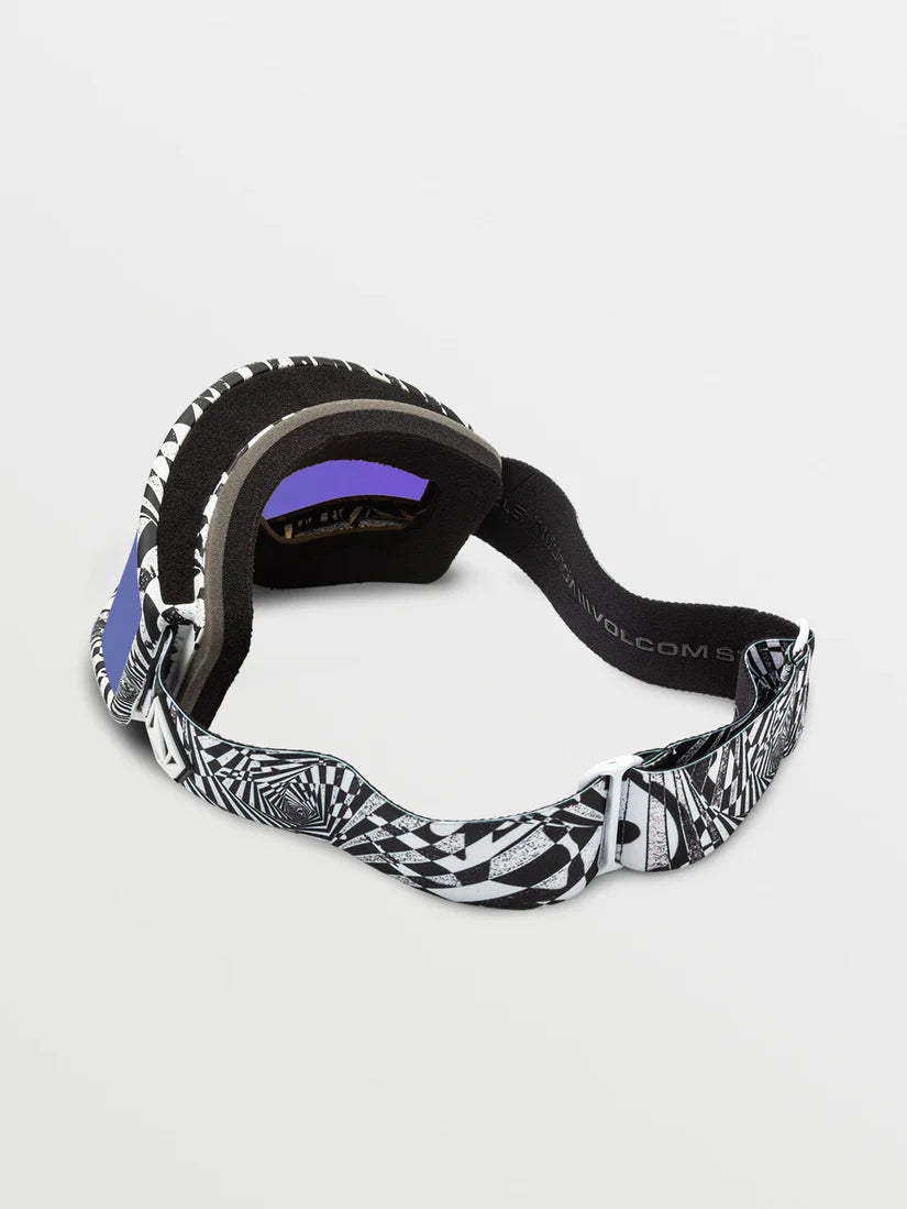 Óculos Volcom Yae Blizzard - Op Art / Roxo Cromado + Lente Extra