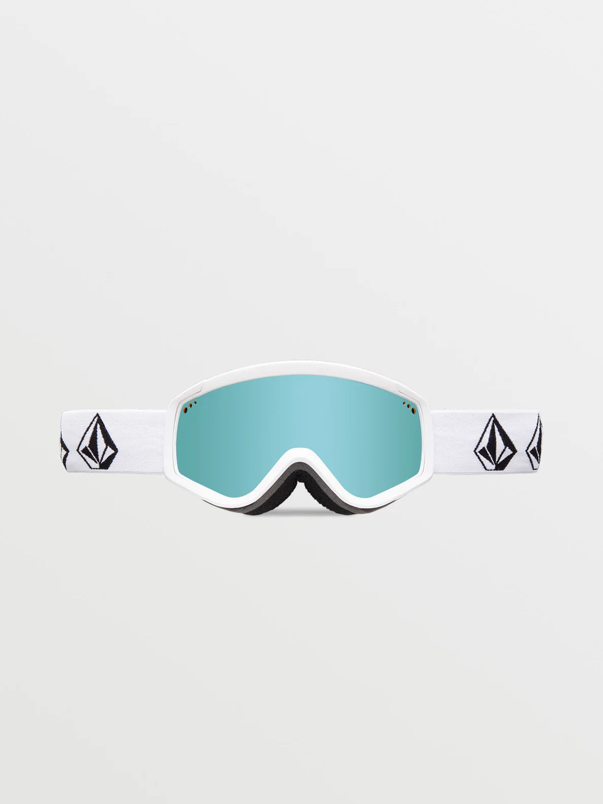 Óculos de neve juvenil Volcom Attunga - Matte Stone White / Ice Chrome