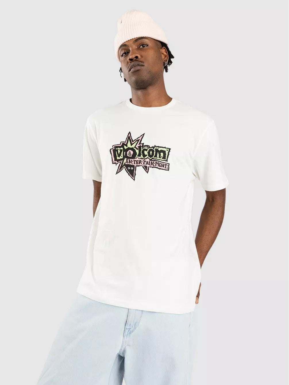 Camiseta Volcom V Ent Fat Tony - Off White | Camisetas de hombre | Camisetas manga corta de hombre | Volcom Shop | surfdevils.com