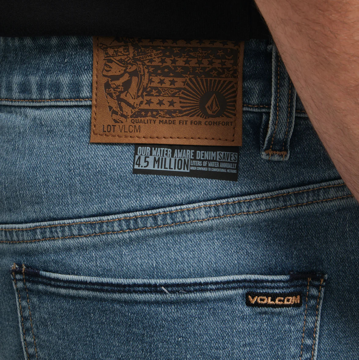 Volcom Solver Denim Jeans – Old Town Indigo