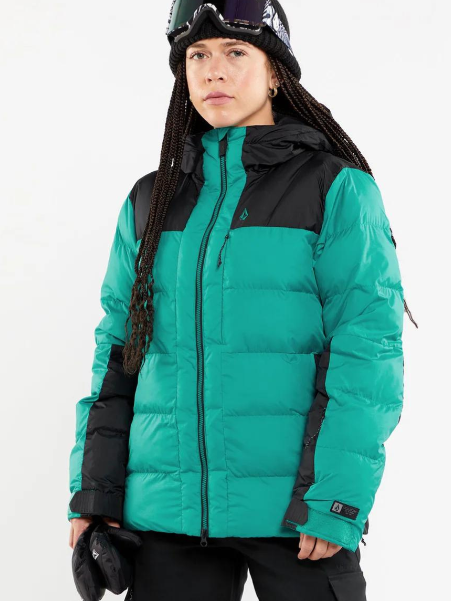 Jaqueta de snowboard Volcom Puffleup - Verde Vibrante