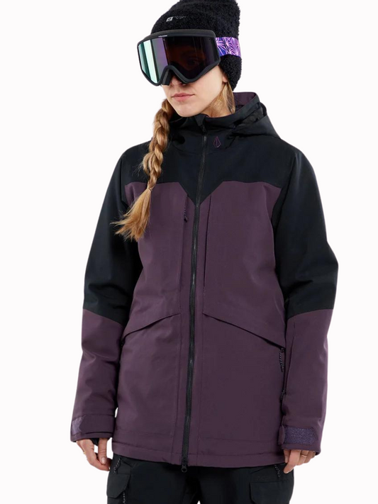 Volcom Shelter 3D Stretch Snowboard Jacket - Blackberry