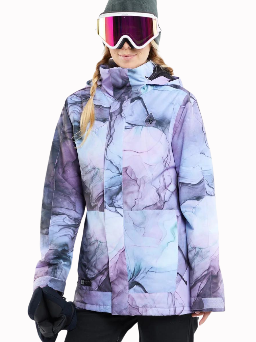 Volcom Westland Insulated Snowboard Jacket - Glacier Ink | Collection_Zalando | Snowboard Shop | Volcom Shop | Women's snowboard jackets | surfdevils.com