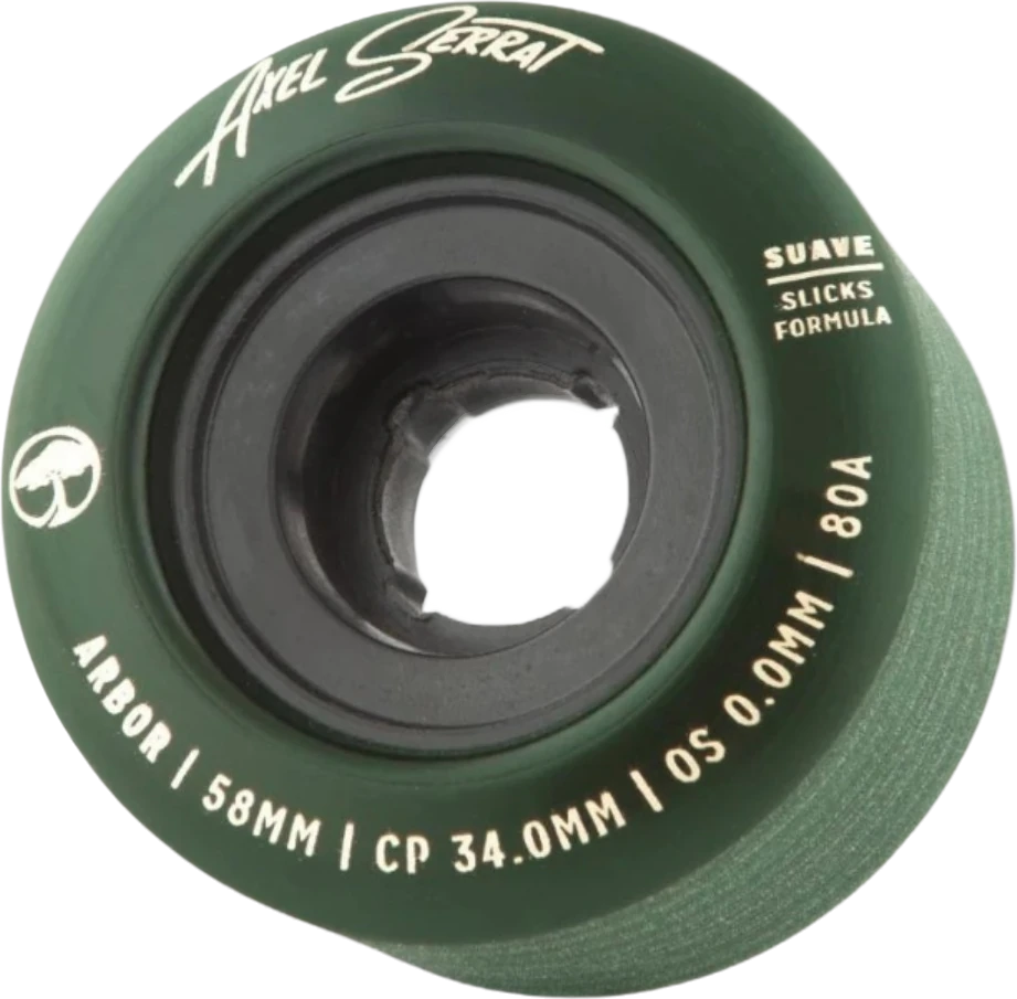 Arbor Arbor Suave Axel Serrat 58mm ruedas del monopatín | Verde