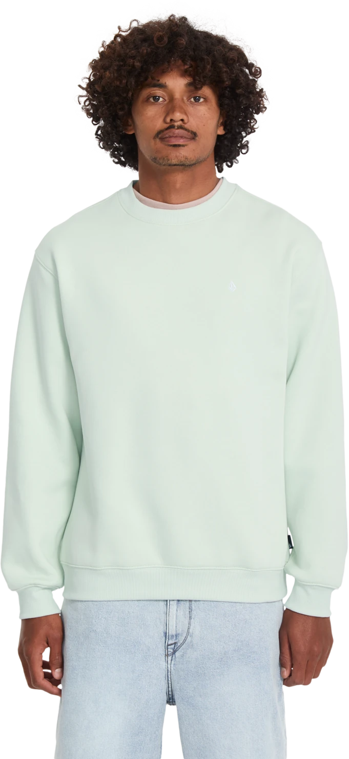 Volcom SINGLE STONE CREW sudadera hombre | Pale Aqua
