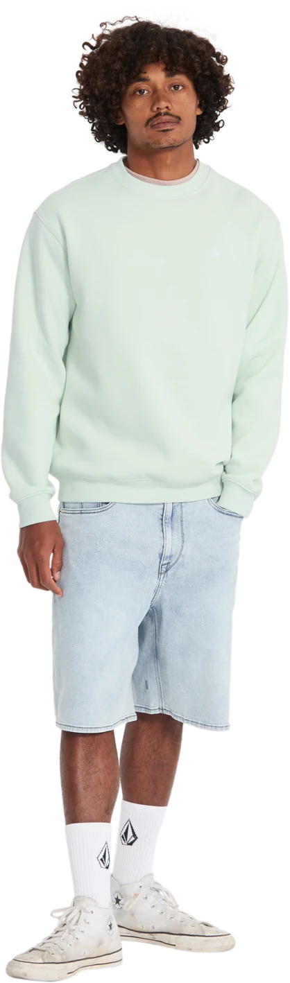 Volcom SINGLE STONE CREW sudadera hombre detail 4 | Pale Aqua