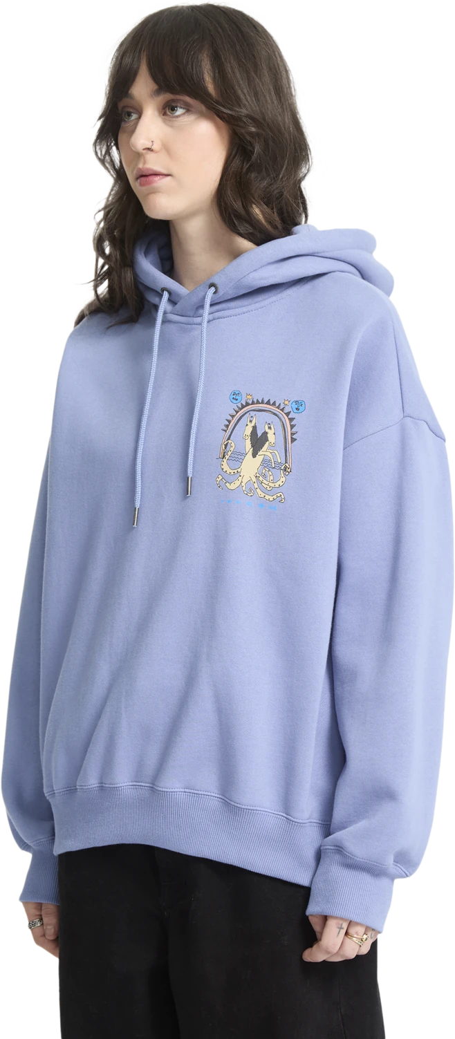 Volcom Moove On sudadera con capucha mujer detail 5 | Carolina Blue