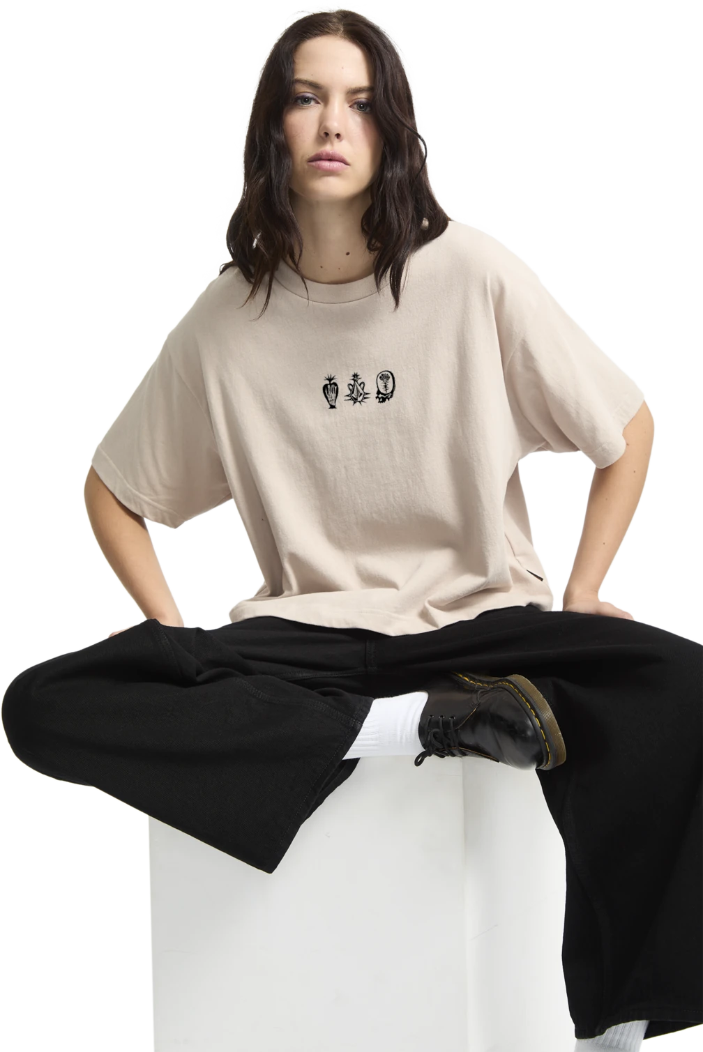 Volcom Vaderetro 2 camiseta manga corta mujer detail 6 | Khakiest