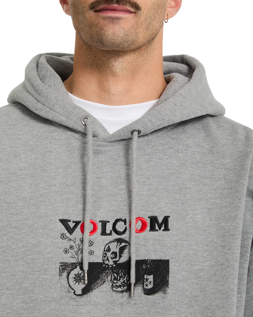 Volcom FA SETH CONBOY PO sudadera con capucha hombre detail 3 | Heather Grey