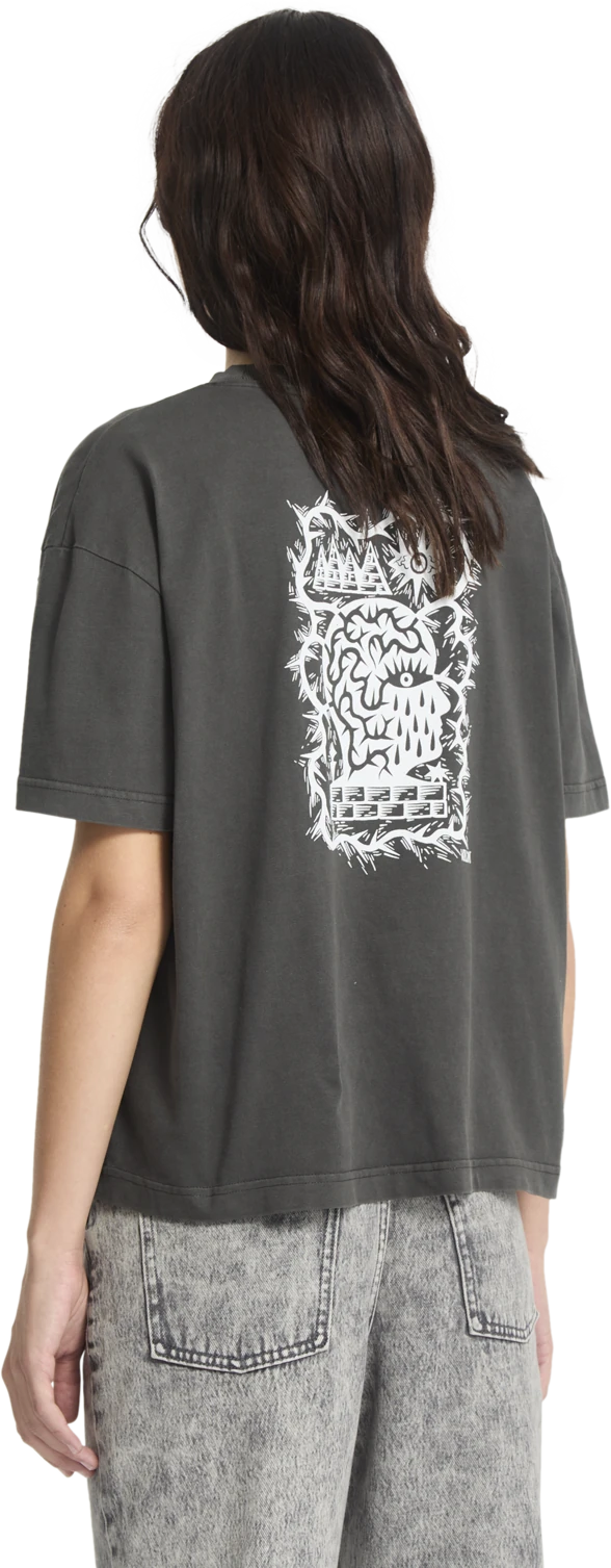 Volcom Vaderetro 1 camiseta manga corta mujer detail 1 | Vintage Black