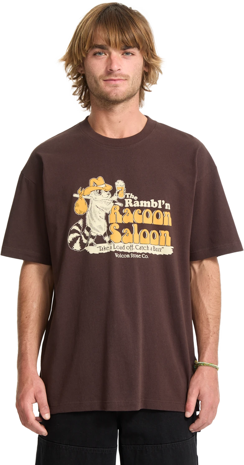 Volcom Racoon camiseta manga corta hombre | Cacao