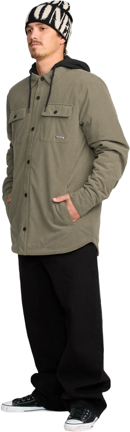 Volcom KENSON INS FLANNEL chaquetas y abrigos hombre detail 2 | Military