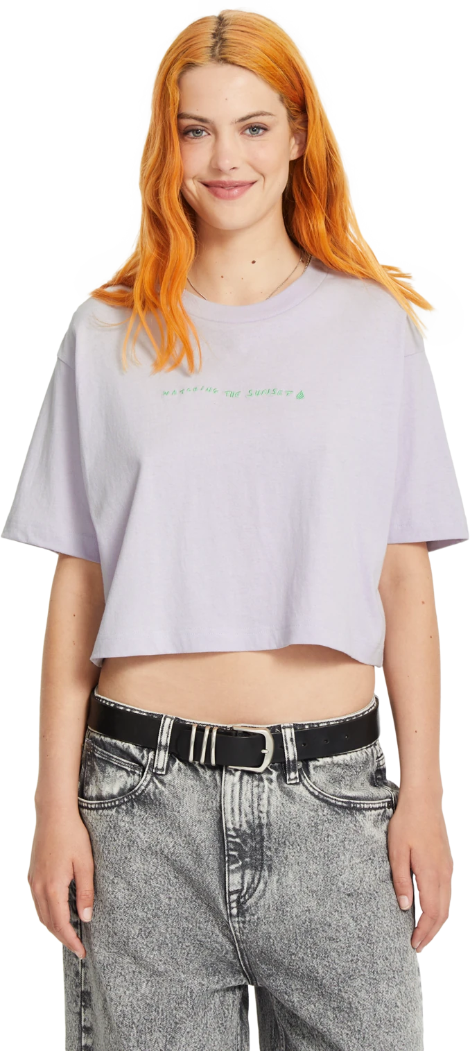 Volcom Drumstone T-shirt camiseta manga corta mujer | Dusty Lavender