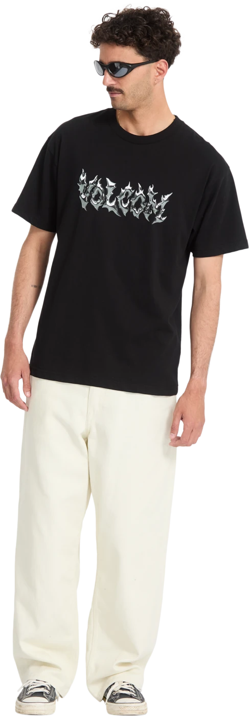 Volcom SLAG SST camiseta manga corta hombre detail 4 | Black