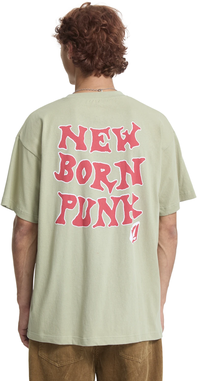 Volcom New Born camiseta manga corta hombre detail 1 | Green Tea