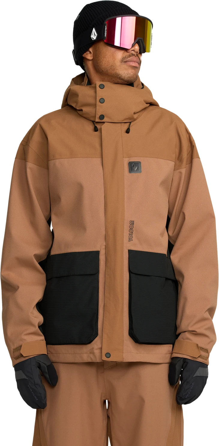 Volcom KLEVELAND JACKET chaquetas y abrigos hombre | Terra Brown