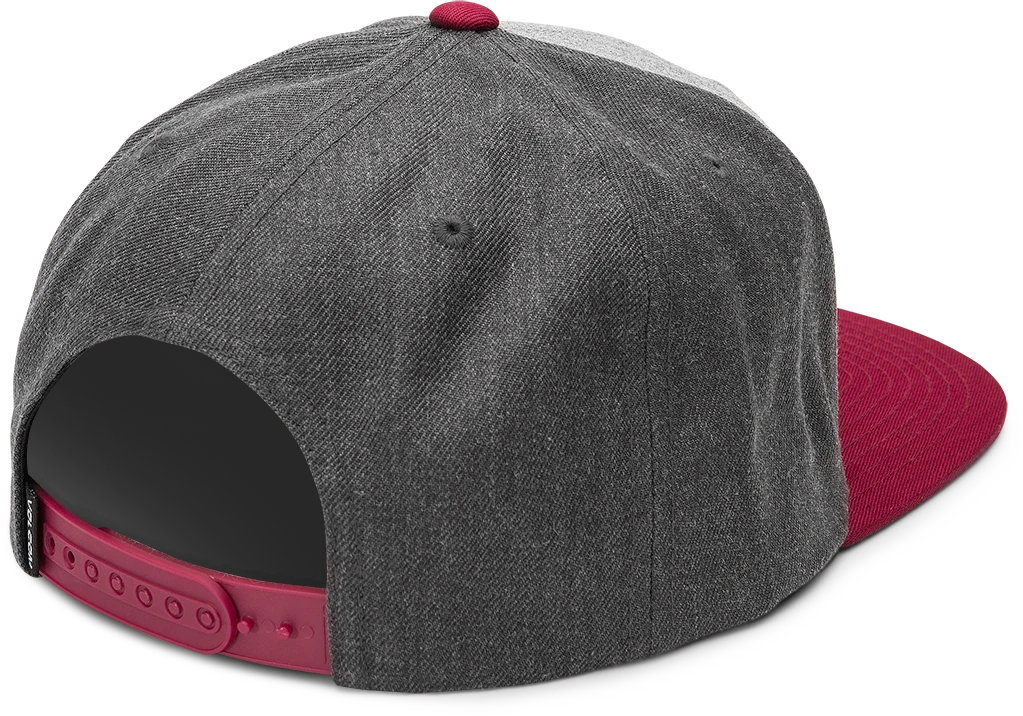 Volcom Quarter Twill Cap gorra hombre detail 1 | Oxblood