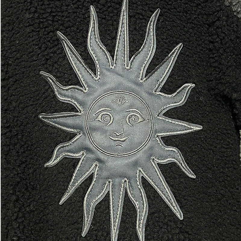 All One NINJA POLAR JACKET chaquetas y abrigos hombre detail 4 | Black / Grey