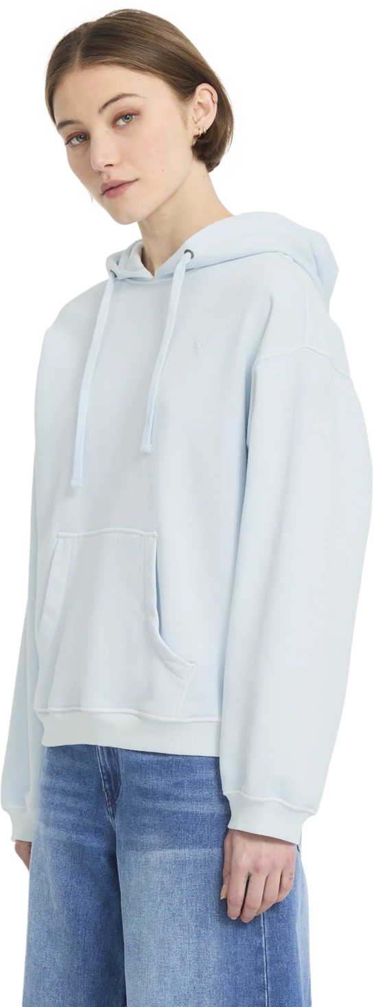 Volcom STONE SOFT HOODIE sudadera con capucha mujer detail 2 | Light Blue Acid