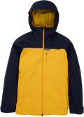 Burton Burton Lodgepole 2L Jacket chaquetas y abrigos hombre | True Black / Goldenrod