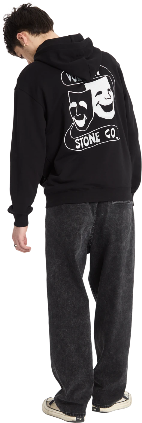 Volcom HANDERRY PO sudadera con capucha hombre detail 5 | Black