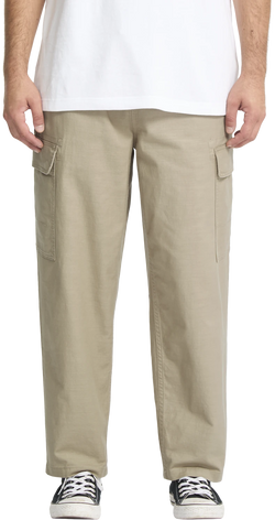 Volcom Billow Tapered Elasticated Waist Cargo Trousers pantalón chino hombre | Khaki