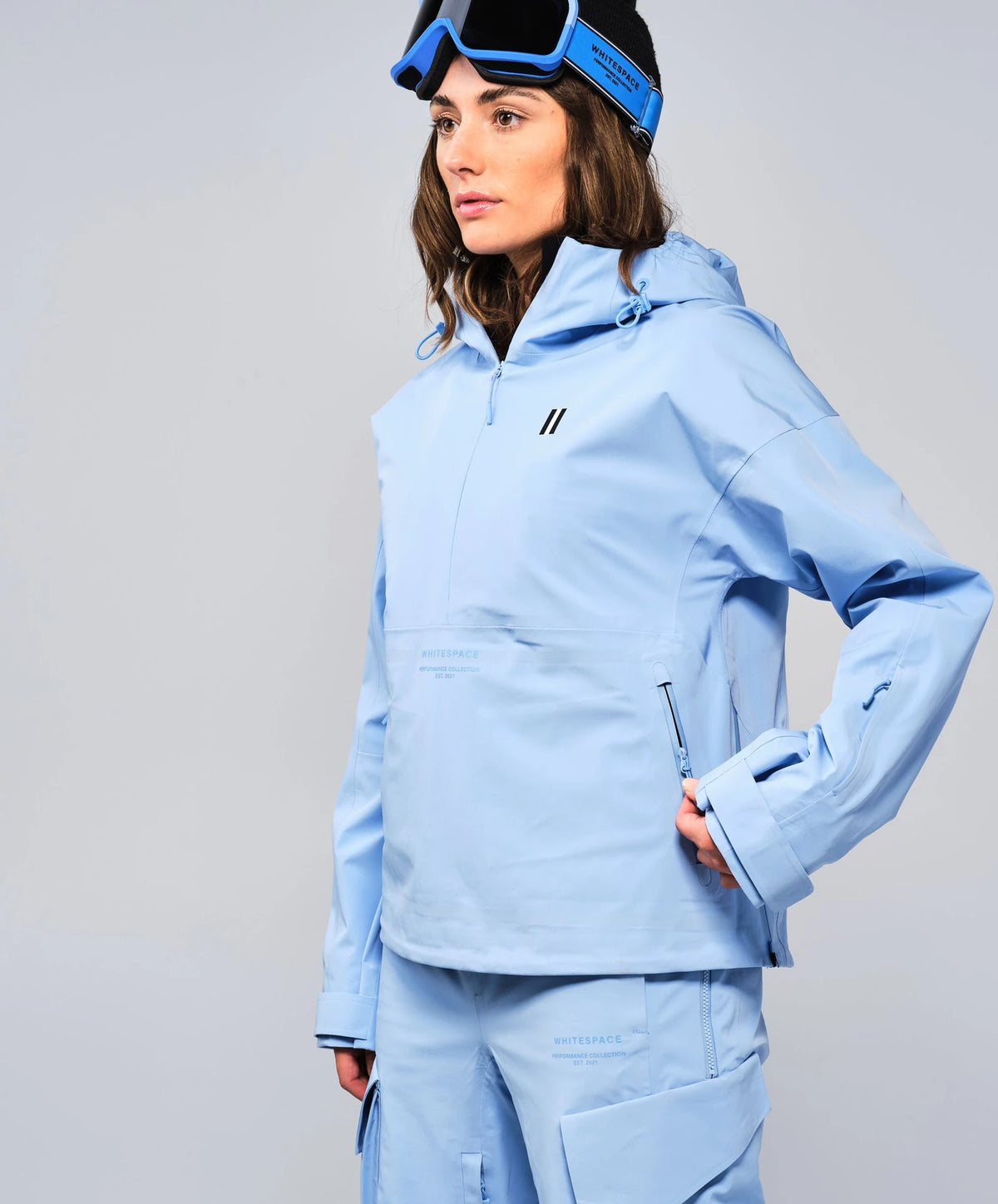 Whitespace PERFORMANCE ANORAK JACKET chaquetas y abrigos mujer detail 3 | Sky Blue