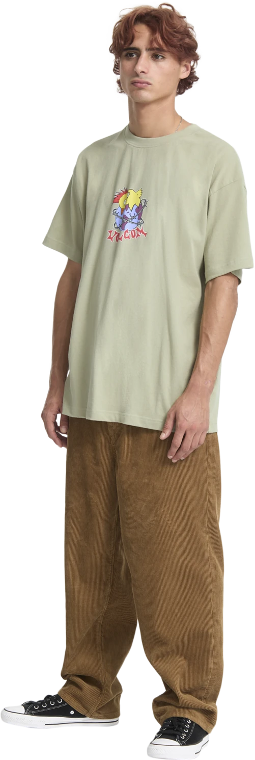 Volcom New Born camiseta manga corta hombre detail 3 | Green Tea