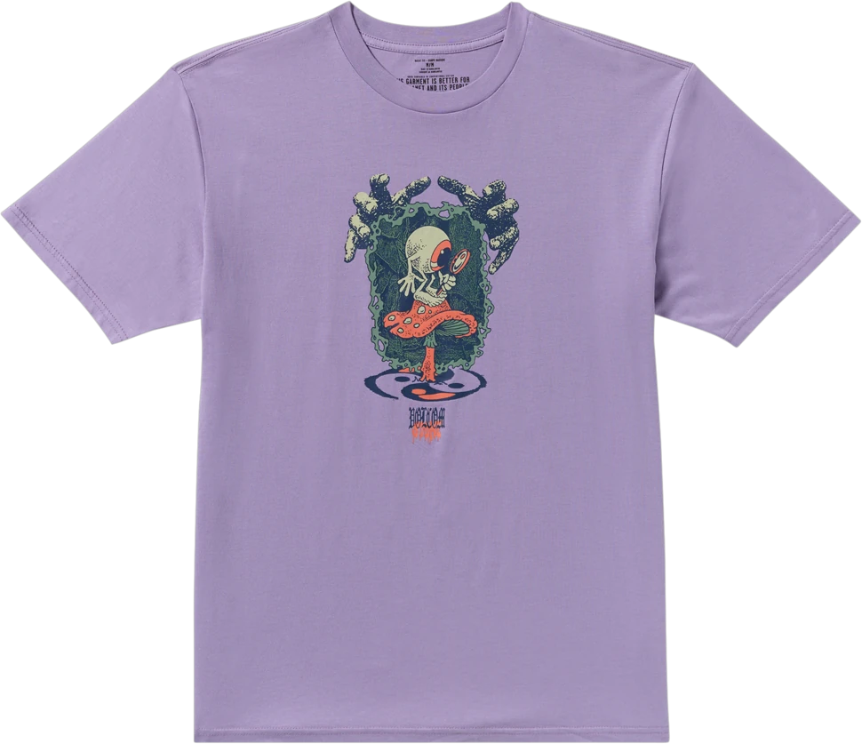 Volcom Stone Matter camiseta manga corta hombre detail 5 | Purple Ash