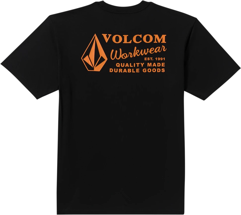 Volcom Workwear camiseta manga corta hombre detail 6 | Black