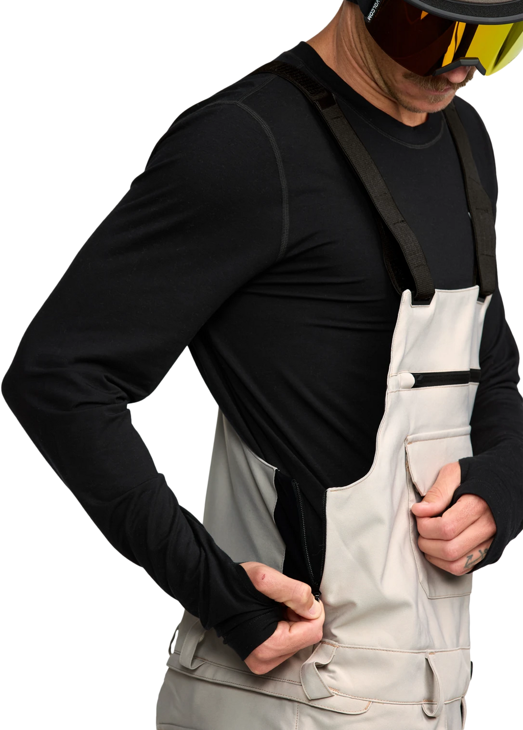 Volcom ROAN BIB OVERALL pantalón hombre detail 7 | Stone
