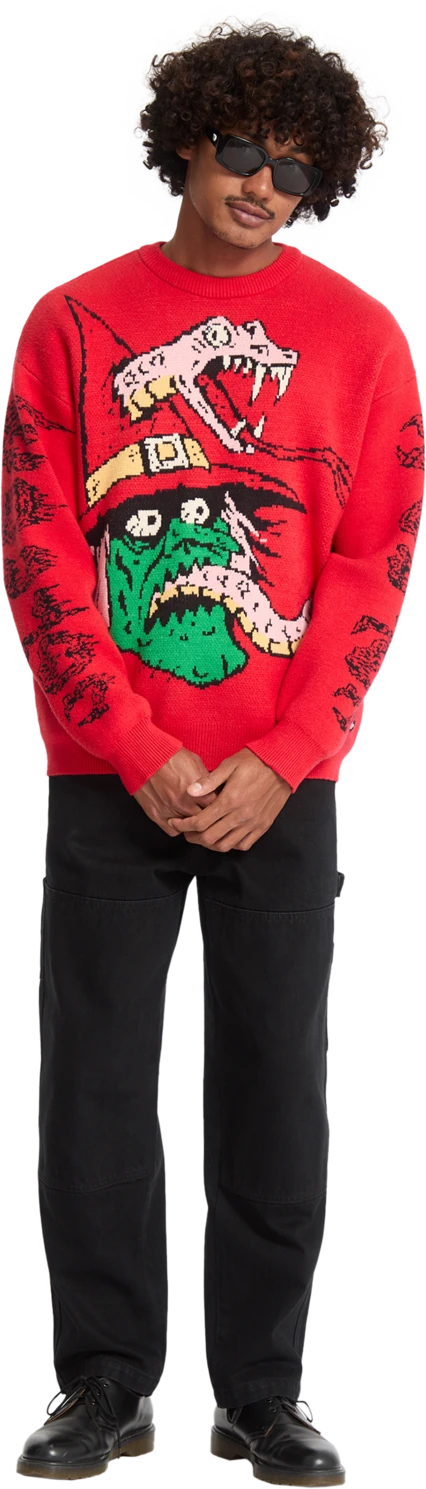 Volcom JJ Villard jersey hombre detail 5 | Lifeguard Red
