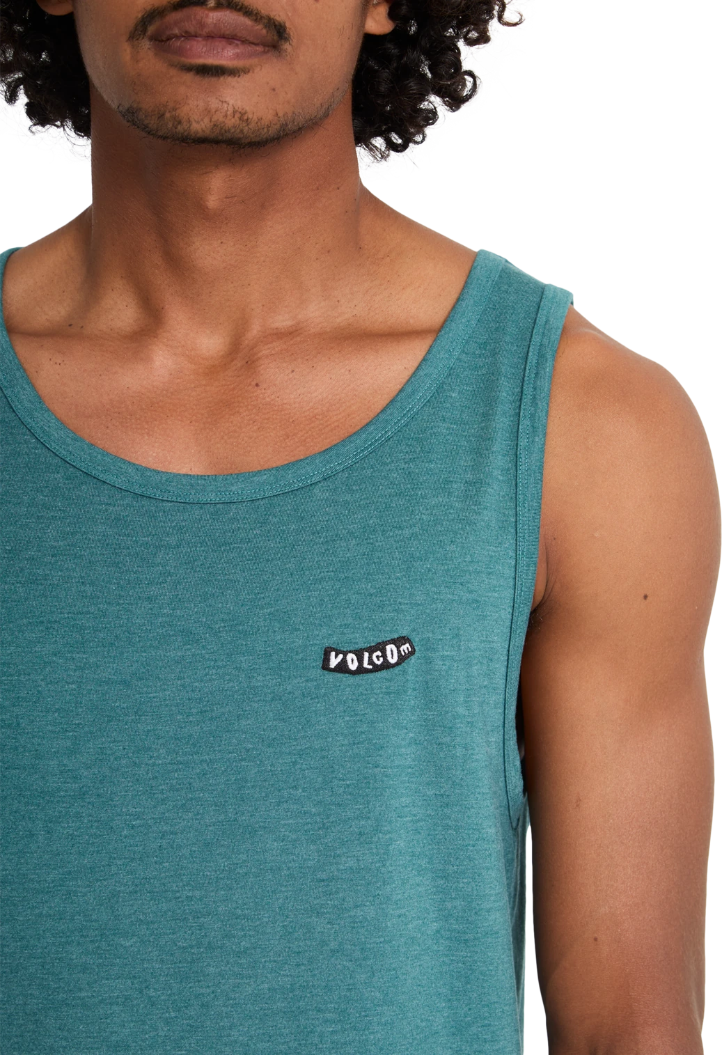 Volcom PISTOL STONE HTH TT camiseta manga corta hombre detail 3 | RIFLE GREEN