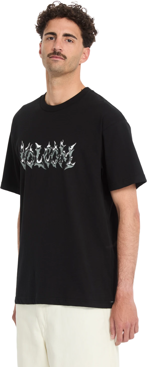 Volcom SLAG SST camiseta manga corta hombre detail 2 | Black