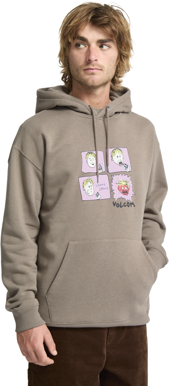 Volcom Chomp Chomp sudadera con capucha hombre detail 4 | Brindle