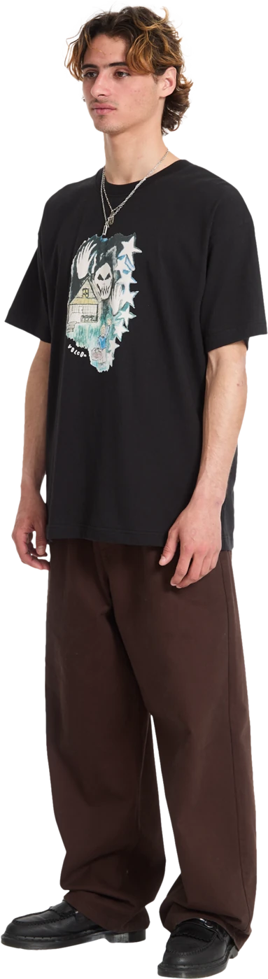 Volcom FA ISSAM AUPTEL LSE SST camiseta manga corta hombre detail 4 | BLACK