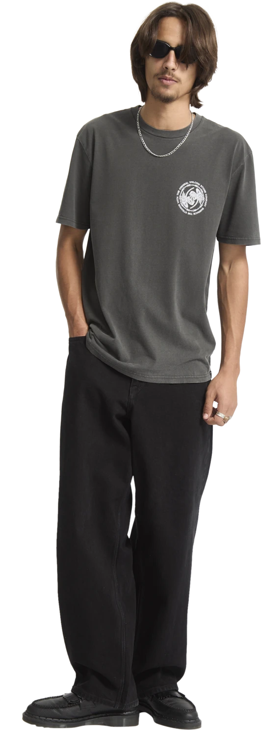 Volcom Circlepalm camiseta manga corta hombre detail 3 | Black