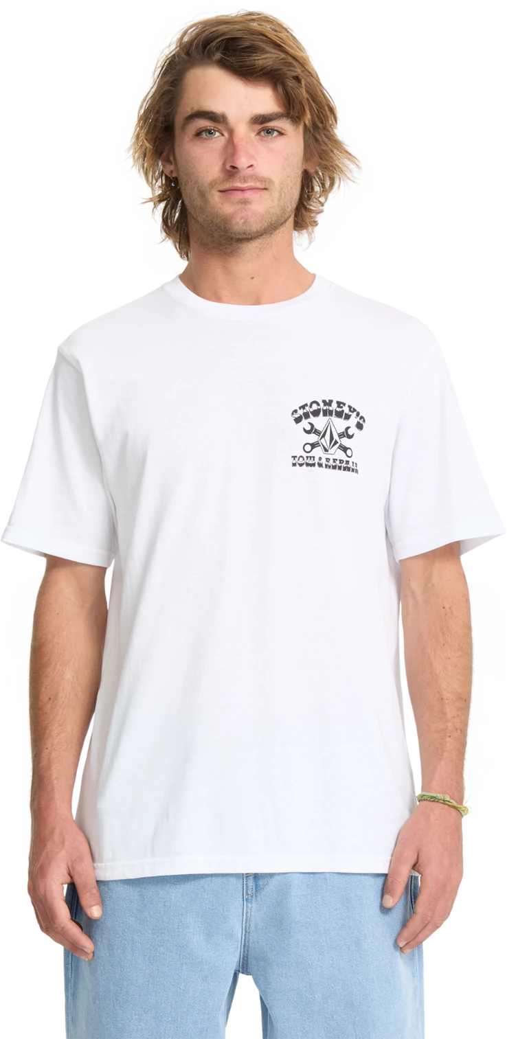 Volcom Stoneys camiseta manga corta hombre | White