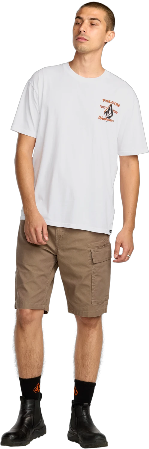 Volcom Enamel camiseta manga corta hombre detail 4 | White