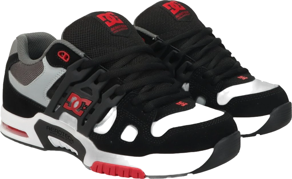 DC Shoes AT-2 calzado hombre detail 5 | Black/Grey/Red