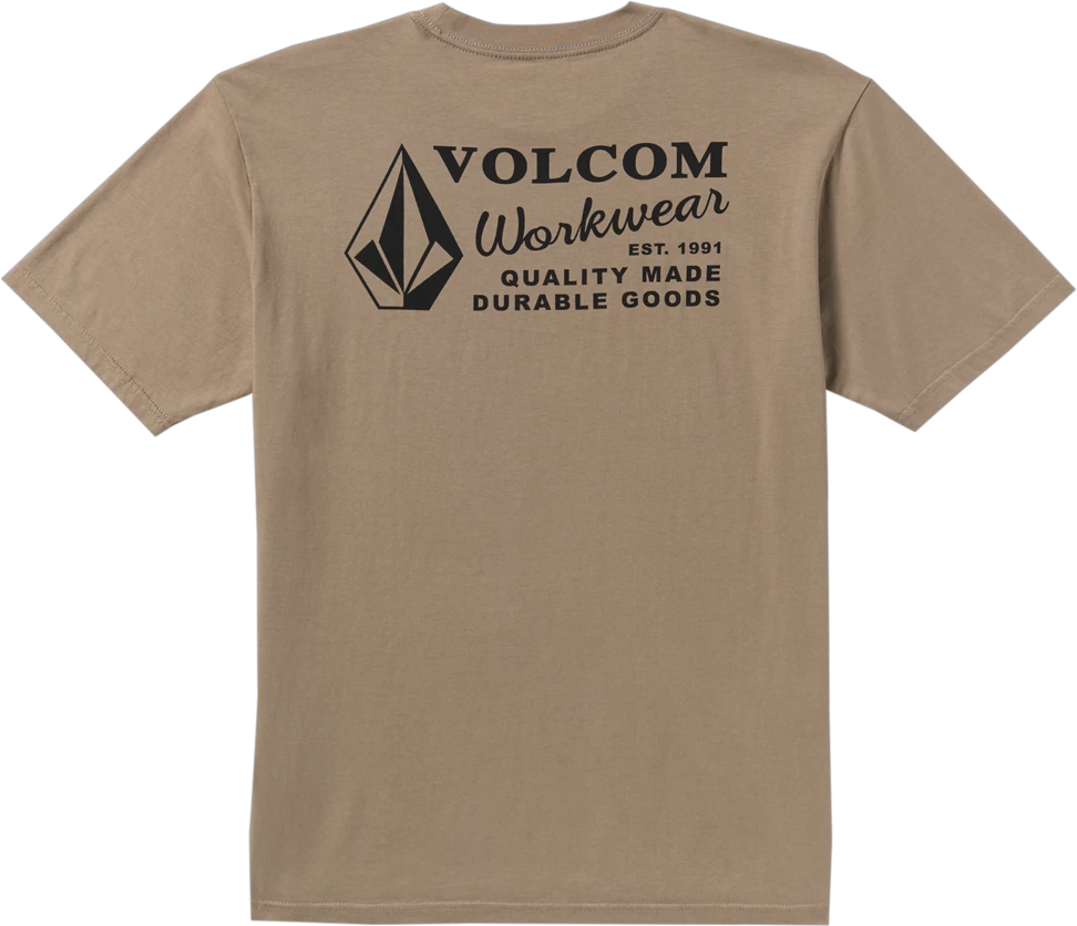 Volcom Workwear camiseta manga corta hombre detail 5 | Brindle